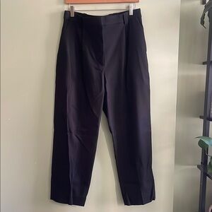 & other stories black straight leg trousers